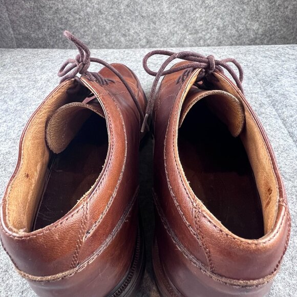 Cable & Co. Mens Size 9.5 Brown Leather Lace-Up Ankle Boots Made in Italy - Picture 9 of 12